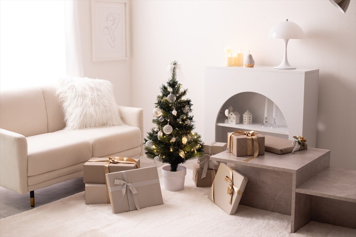 高さ90cm】一瞬一瞬が宝石のように輝くクリスマスツリー オーナメント