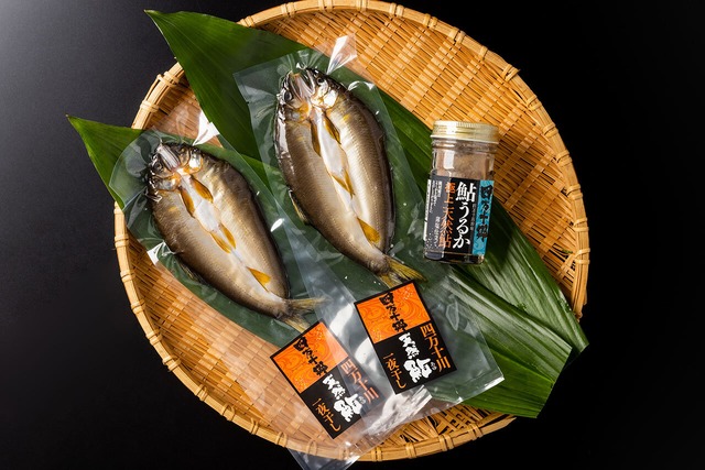 天然鮎 一夜干し　70g前後・5枚入
