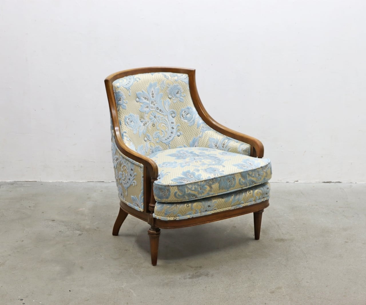 DREXEL HERITAGE ドレクセルヘリテイジ Upholstery アップホリスタリー クラシカル 1Pソファ アームチェア ヴィンテージ アンティーク RJT13085