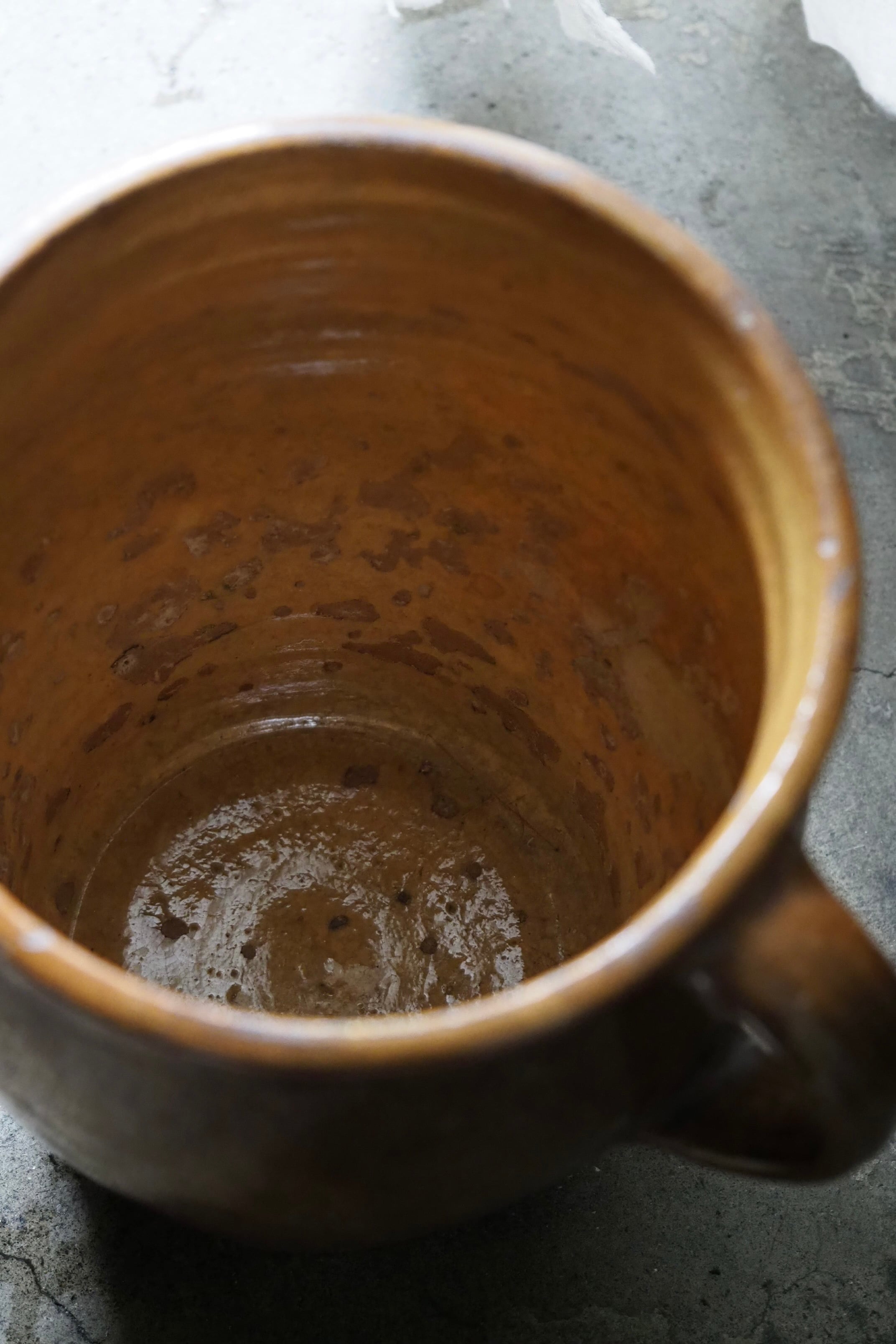 北フランスの片手壺-antique pottery pot | アンティーク.ヴィンテージ