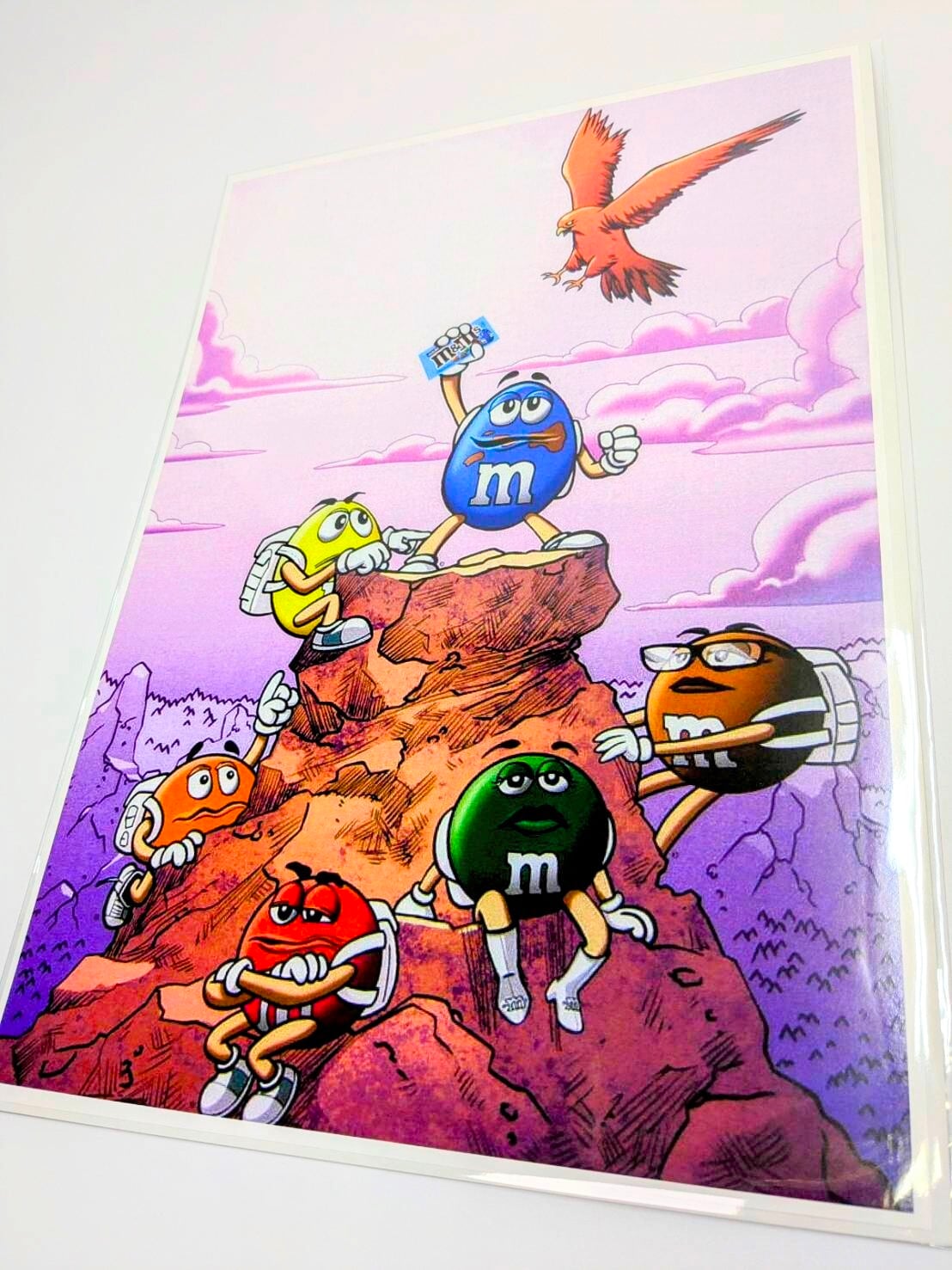 ちょうどいいB4ポスター【 m&m's（ エムアンドエムズ ）】（ Mountain & hawk ）〚アメリカン雑貨 アメトイ〛