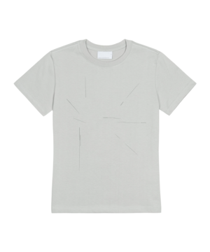 [SAN SAN GEAR] INCISION T-SHIRT Light Grey 正規品 韓国ブランド 韓国通販 韓国代行 韓国ファッション sansan san san sansangear サンサンギア
