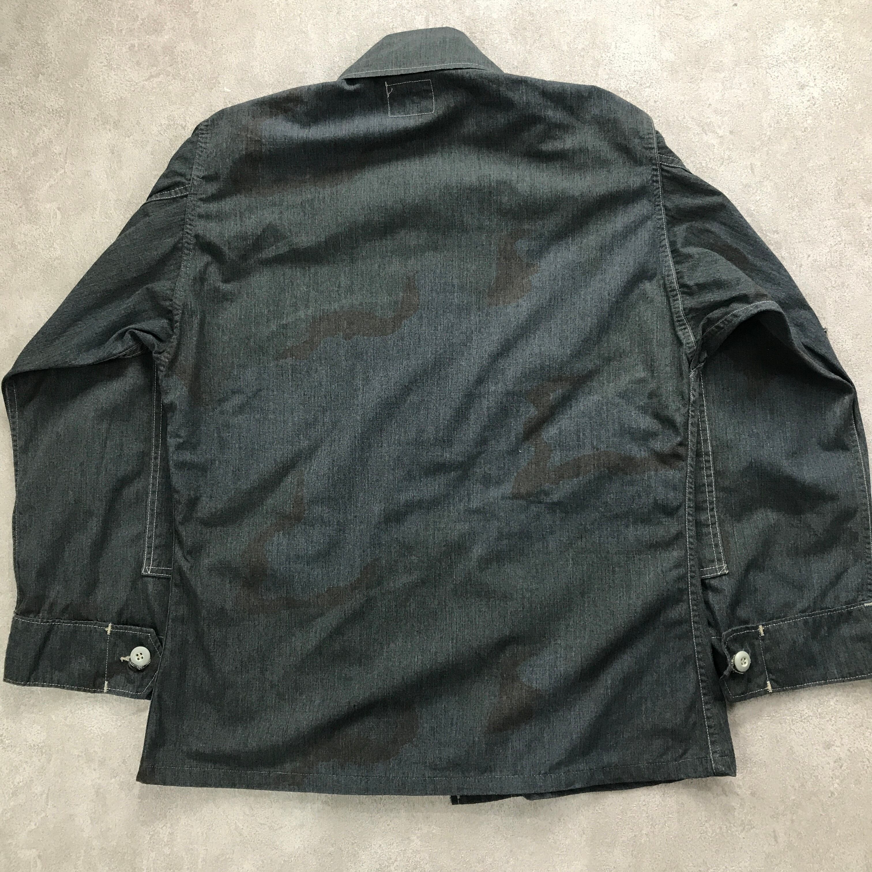 BDU Jacket Overdye D.brown 後染め