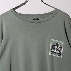 美品 L L/S T-Shirt 97年 USA製 Mountain Logo Patagonia パタゴニア マウンテンロゴ 山ロゴ 長袖Tシャツ