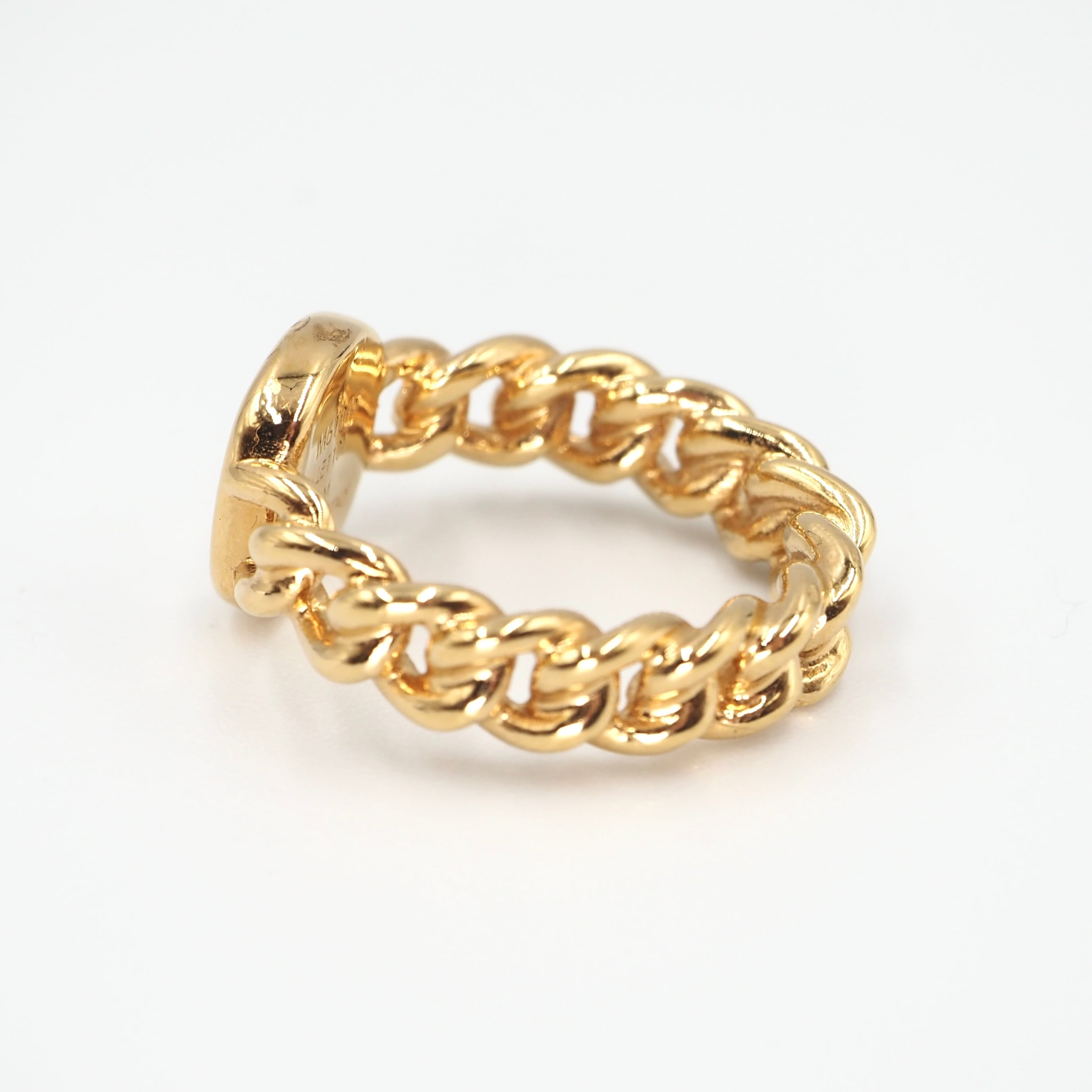 レア‼️ルイヴィトン　ツイストチェーンリング　約13号 10/24掲載 LOUIS VUITTON 約13号 ツイストチェーン リング GP