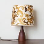 DENMARK SOLID TEAK BASE TABLE LAMP