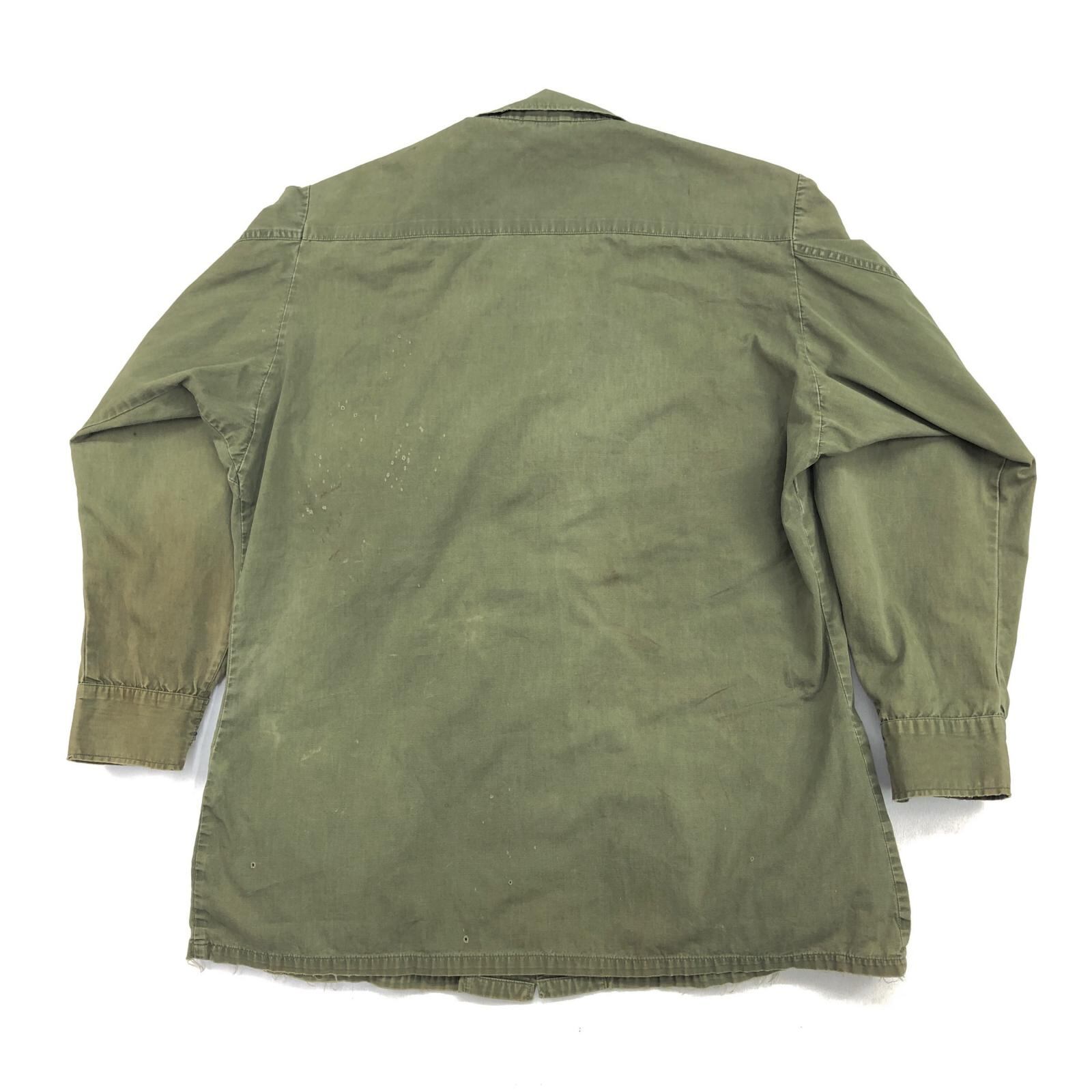 ジャングルファティーグ　60s ノンリップ　値下げしました。 U.S.ARMY 60年代 JUNGLE FATIGUE JACKET ジャングル ファティーグ