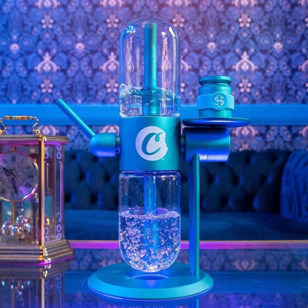 Stundenglass Hookah グラビティボング 紫 浅黒い