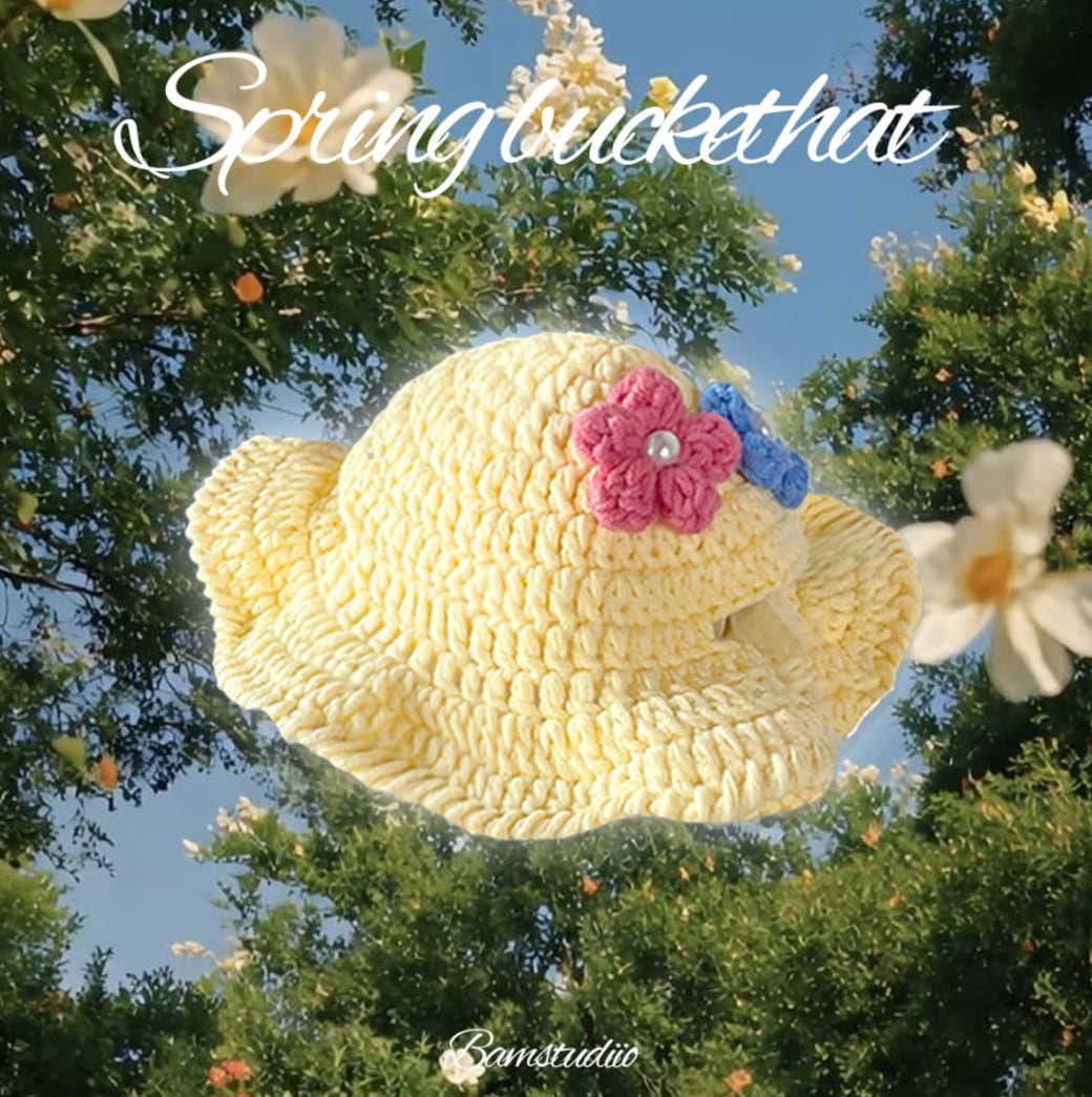 予約【Bam’studio】Winter Flower Cape (5Color)