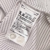 adidas GOLF アディダス ゴルフ ボーダー BD ボタンダウン 半袖シャツ M/ホワイト メンズ