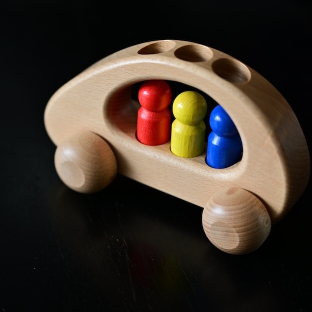 KELLER社 3人乗りファミリーカー 白木(K13-1)