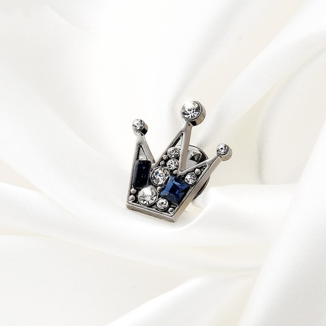 クラウン　ピンバッチ　２カラー　A1723