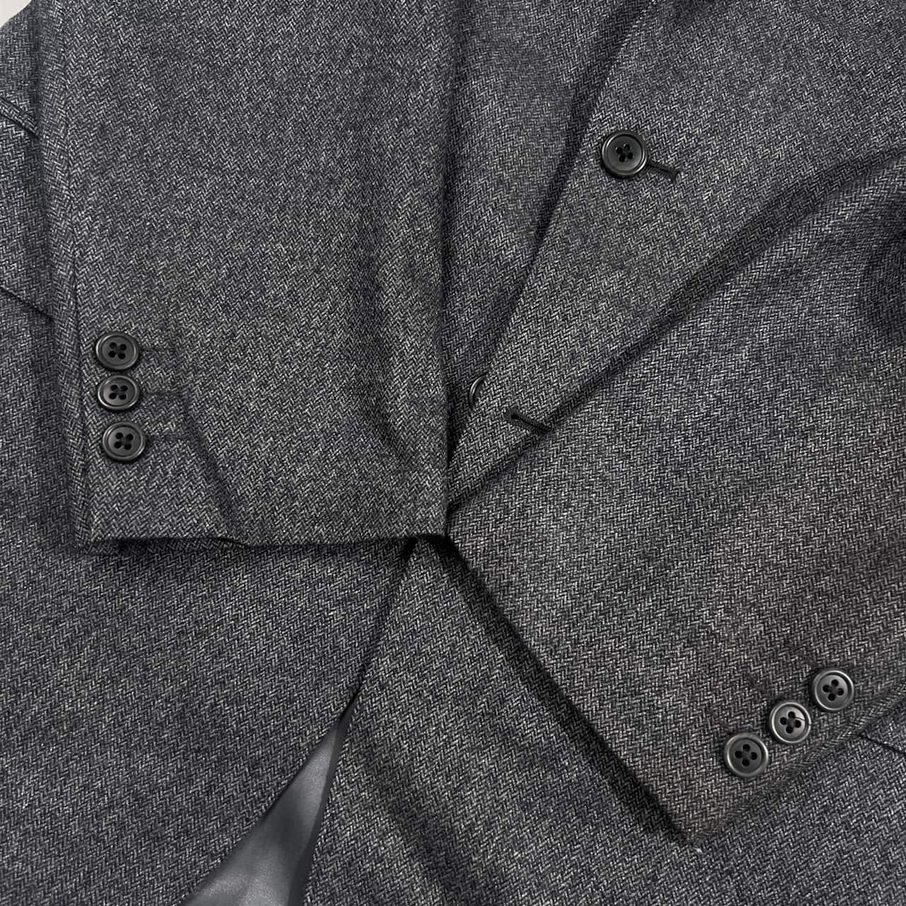 J.PRESS ジェイプレス ANNIVERSARY MODEL ヘリンボーン 段返3B テーラードジャケット 94-80-175 YA6/グレー メンズ