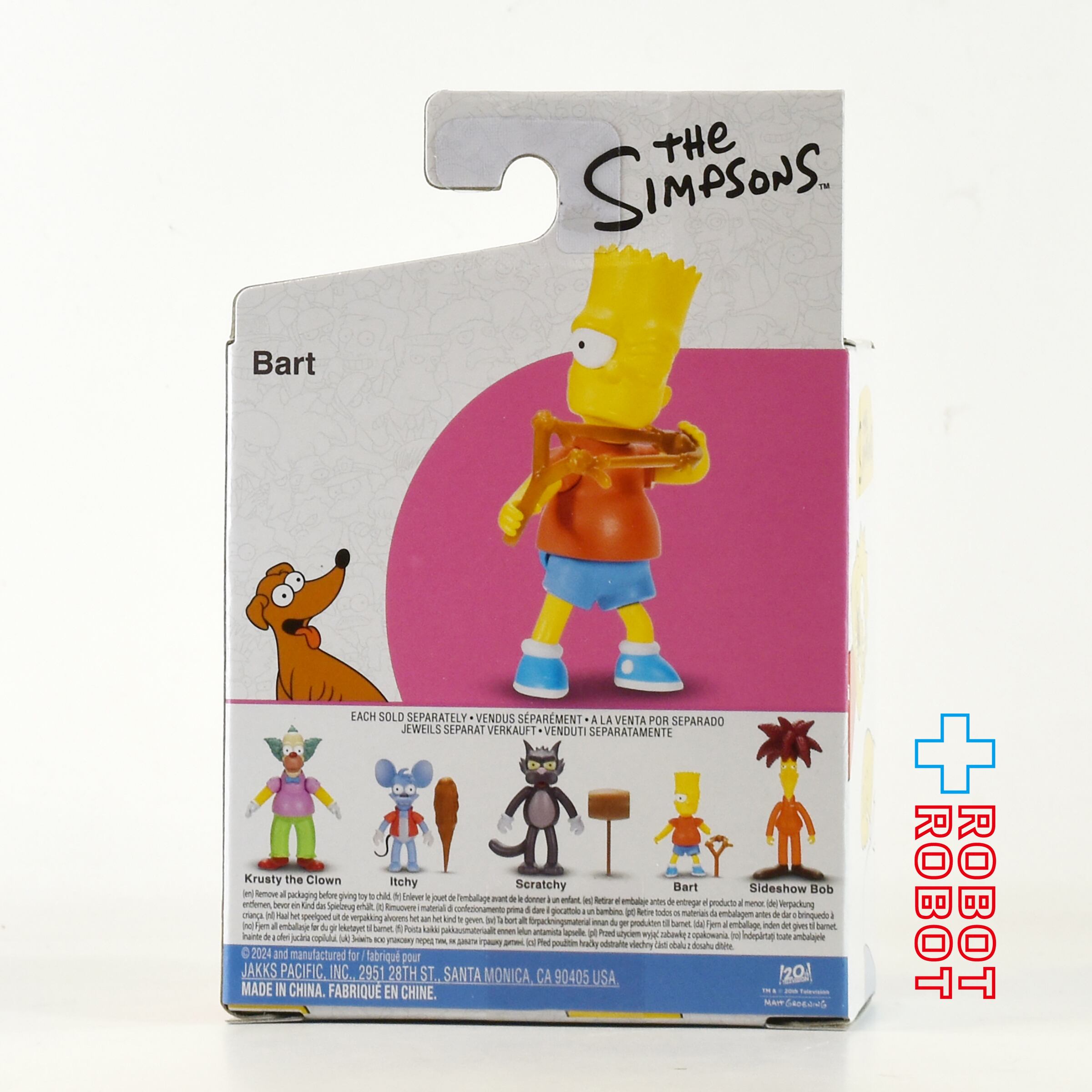 シンプソンズ 2024 バート w/スリングショット 2.5インチ アクション