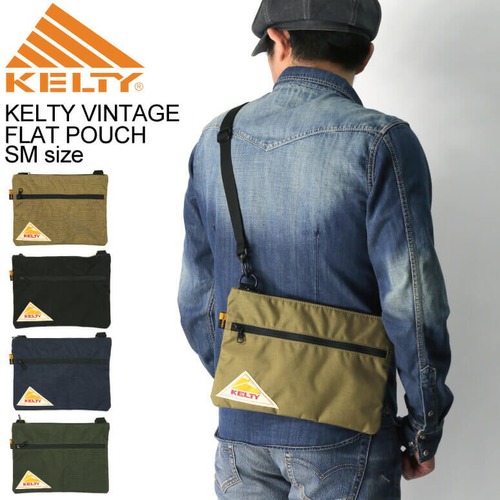 【送料無料】KELTY(ケルティ) ヴィンテージ ライン フラットポーチ SMサイズ ショルダーバッグ サコッシュバッグ メンズ レディース 2592214 【最短即日発送】