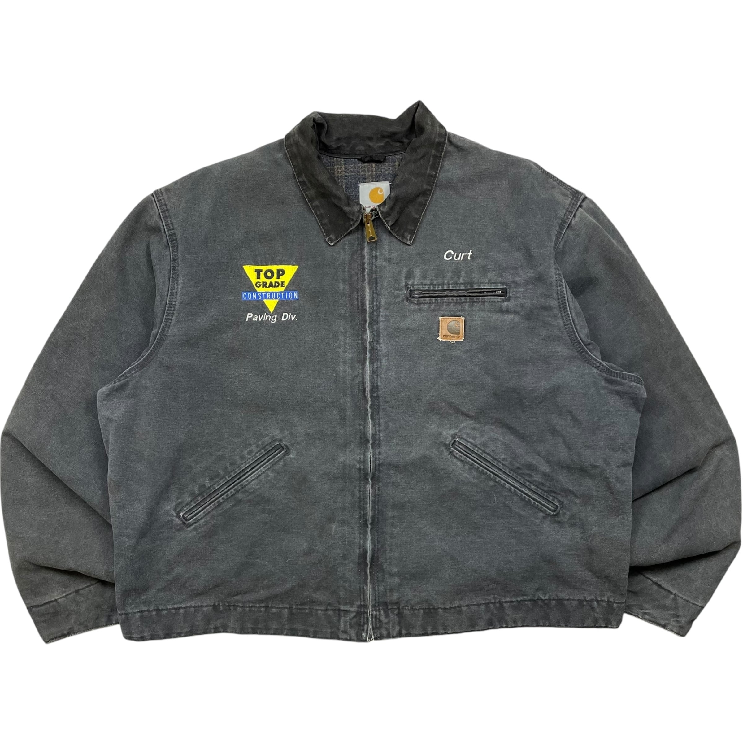 《2XL》 Carhartt カーハート デトロイトジャケット ダックジャケット 企業ロゴ no.4959