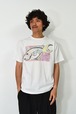 90s JERZEES "魚" art print T-shirt