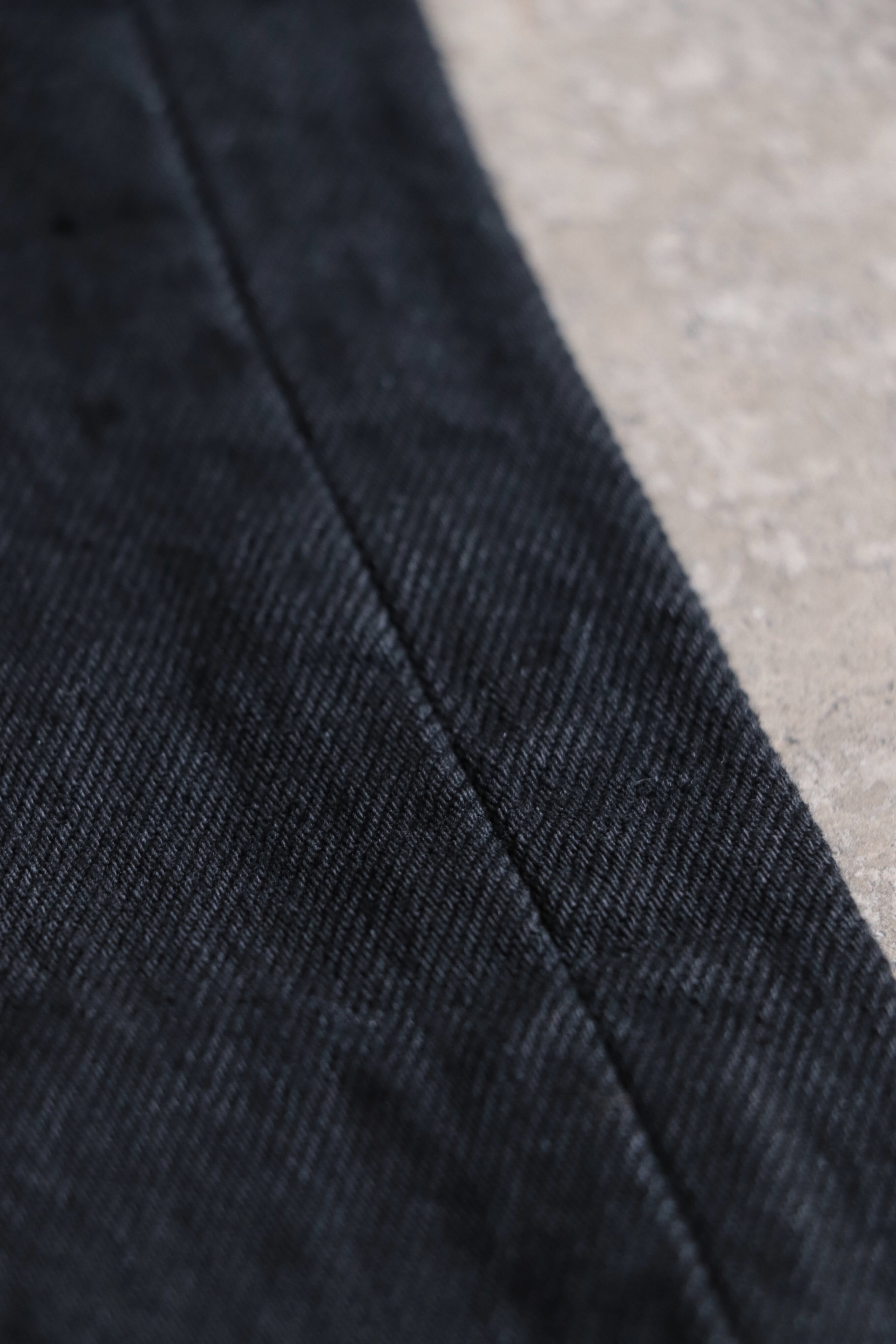 BLACK SIGN/ブラックサイン 15oz Black Denim Vocalion Waist-Overalls