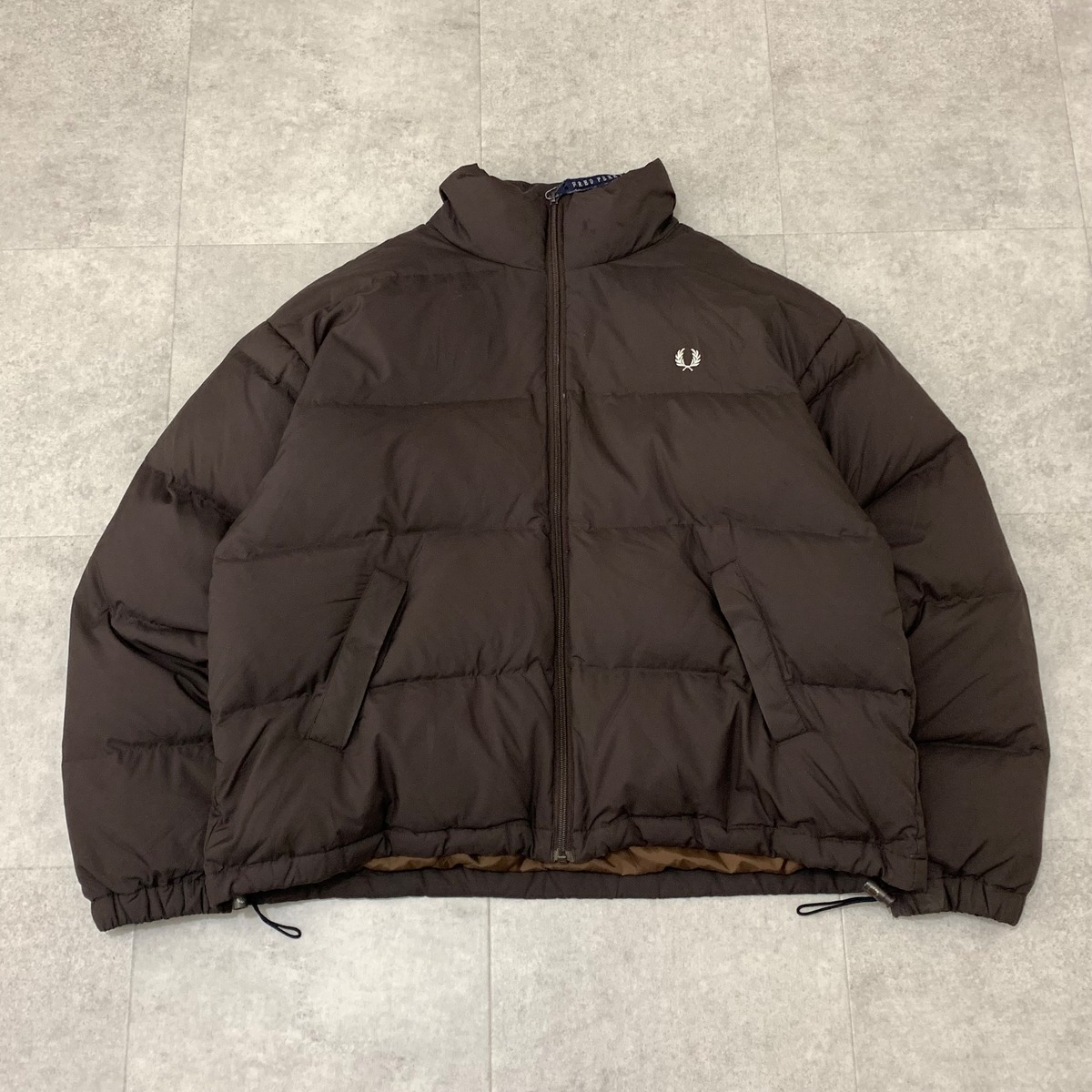 フレッドペリー Fredperry ダウンジャケット ダウン ブラウン 茶色 