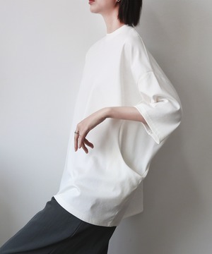 なめらか◆リブカラーTシャツ【t-11196】