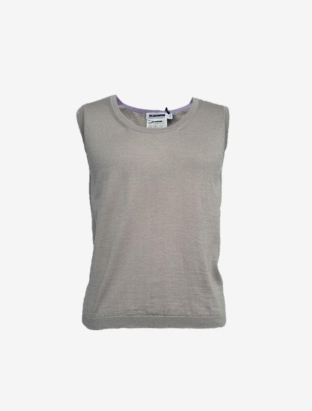 JIL SANDER カシミヤ シルク ノースリーブ トップス | リユース