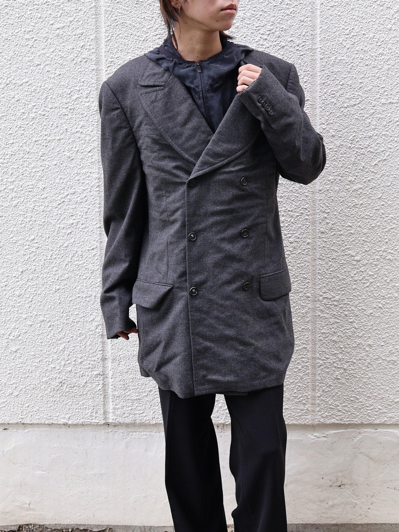 【gucci】wool double half coat
