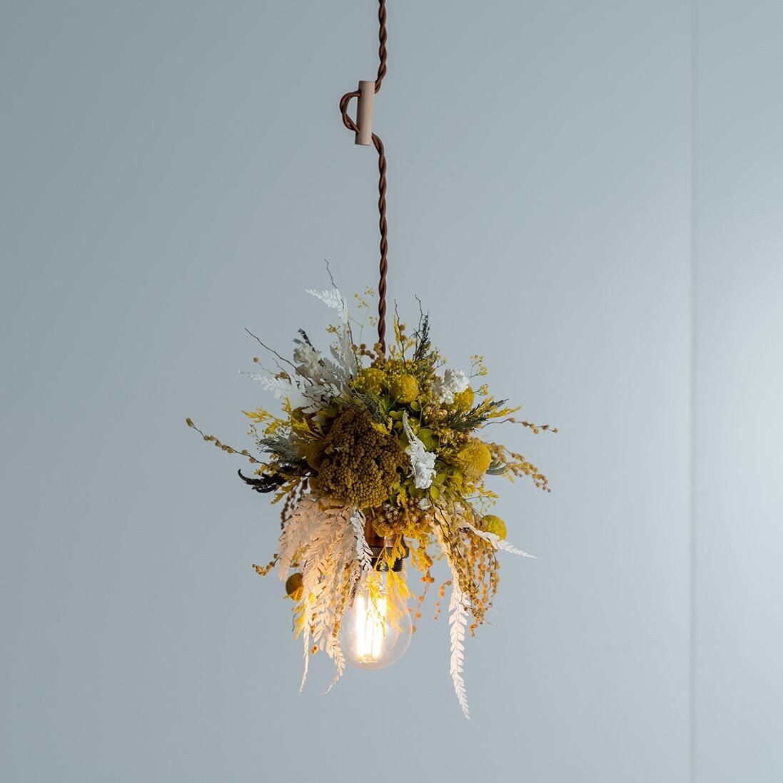 紫陽花・かすみ草 / 小型1灯 / 品番 s3_2 / 照明・ドライ 紫陽花・かすみ草 / 小型1灯 / 品番 s3_2 / 照明・ドライ