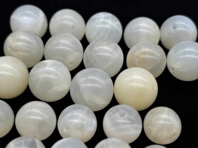 ハンドメイドビーズ素材セット（ムーンストーン）