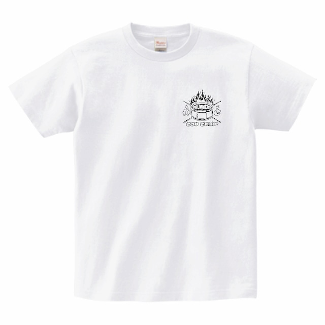 Tシャツ type04 HIRROTONコラボ WHITE  【DRUMMERS TOP TEAM】