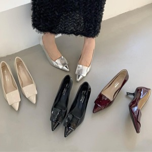 フロント デザイン パンプス 3412389 4color