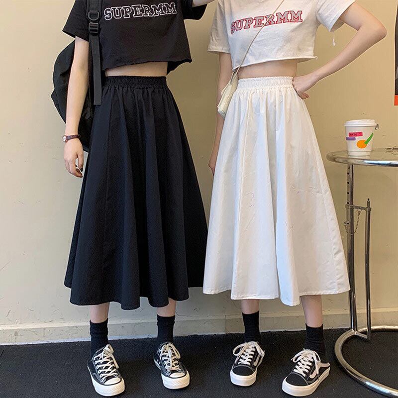 ドレス スカート サマーハイウェストスタイルスリムロングAライン 夏物 萌量不足71701558706