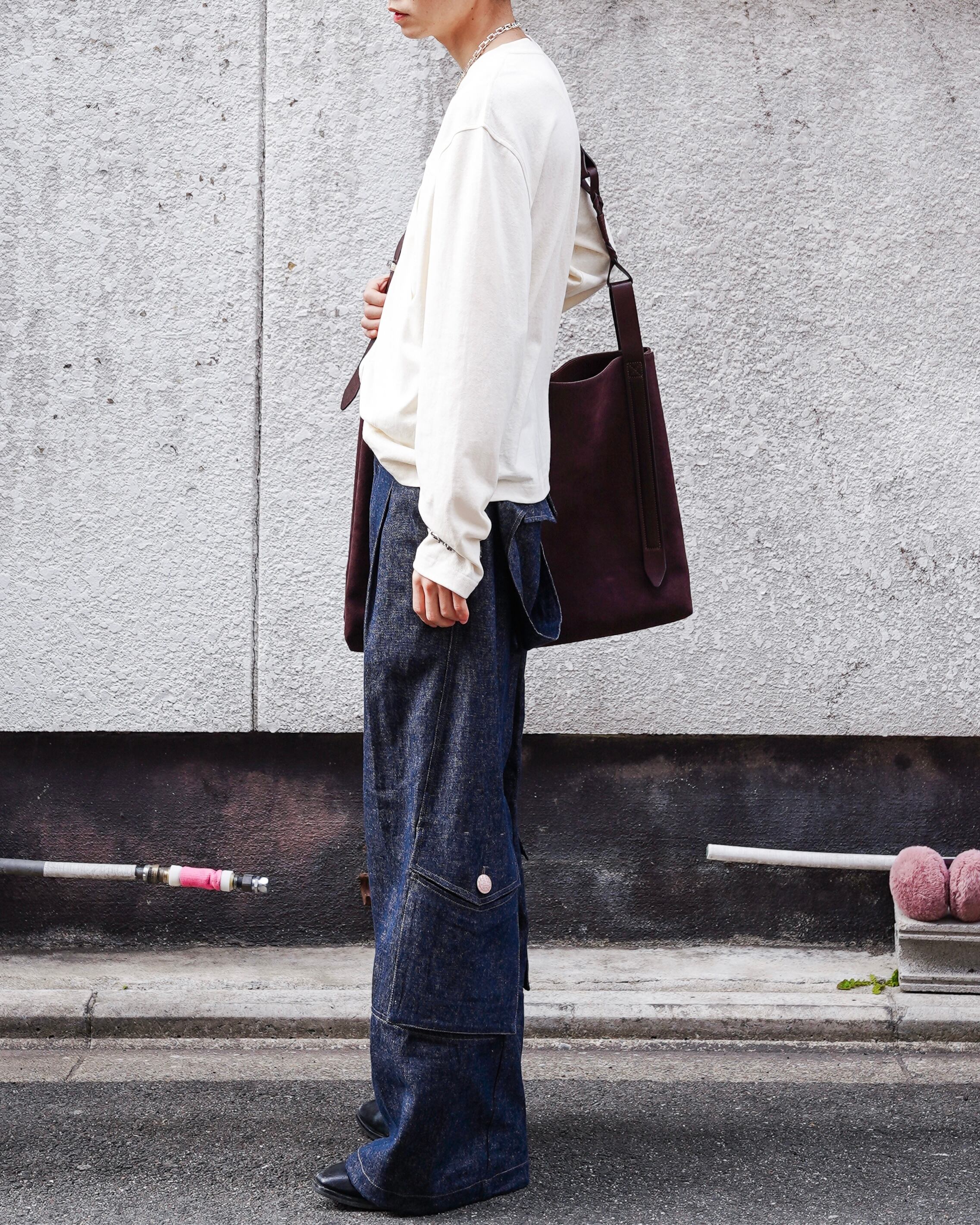 NULLUS SS26 Backshift Cargo Denim | hypeofficial