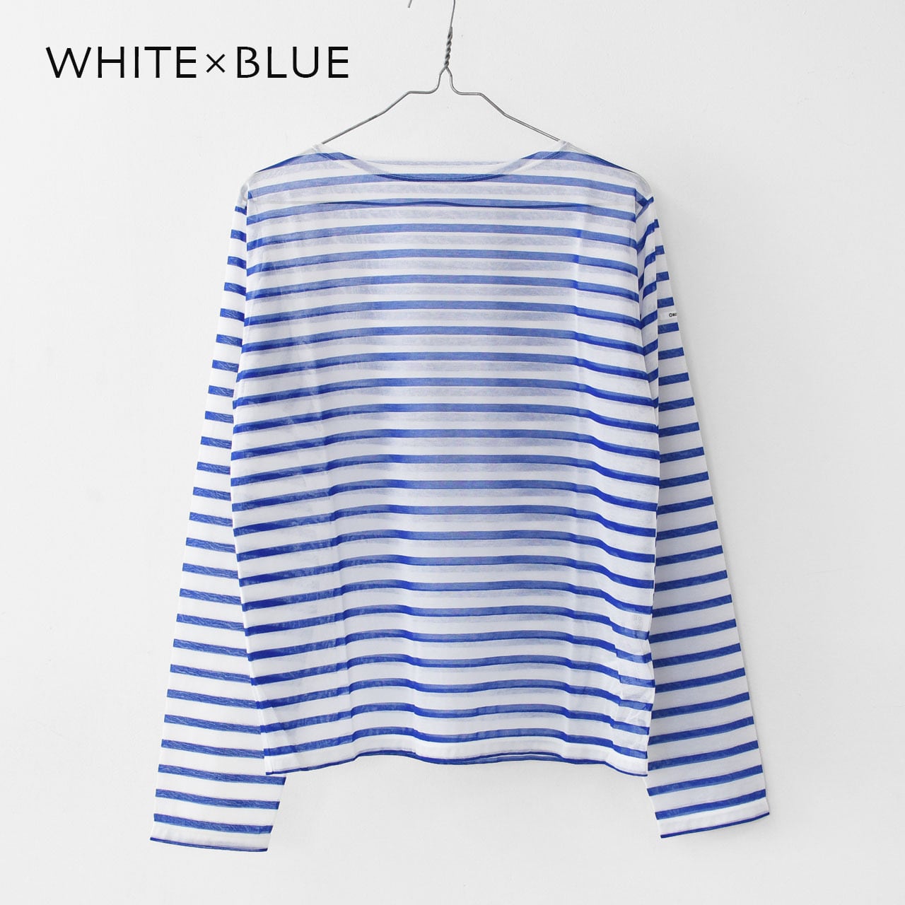 ORCIVAL [オーチバル・オーシバル] W SEETHROUGH BOAT NECK L/S P.O