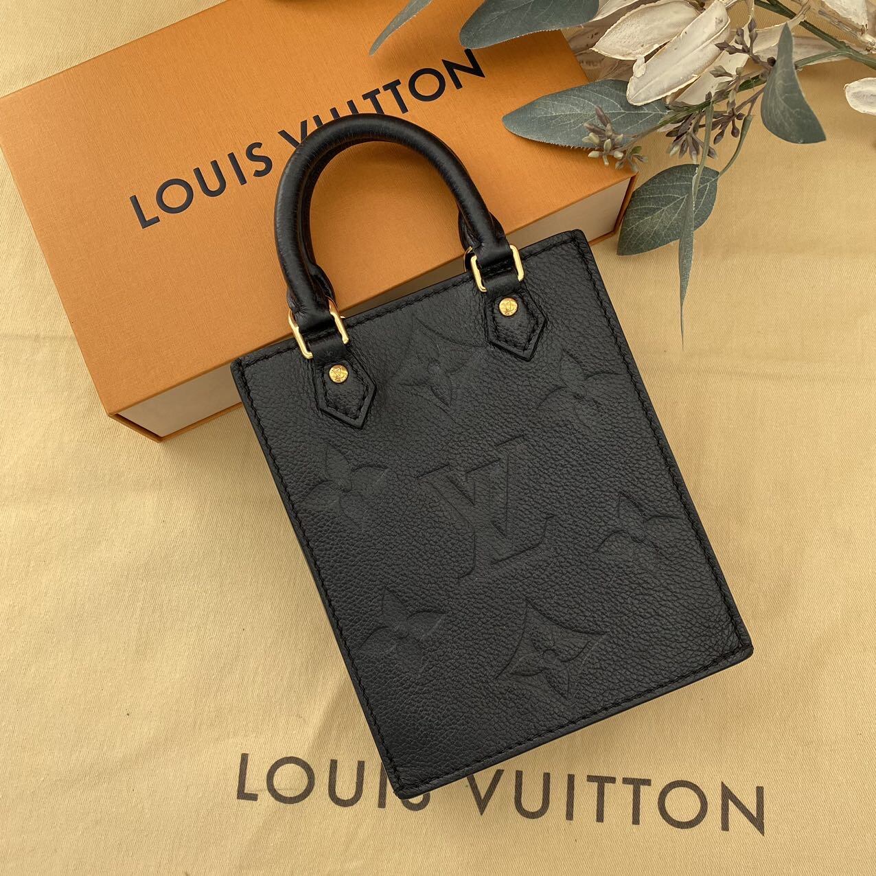 極美品 LOUIS VUITTON ルイ・ヴィトン プティット・サックプラ ...