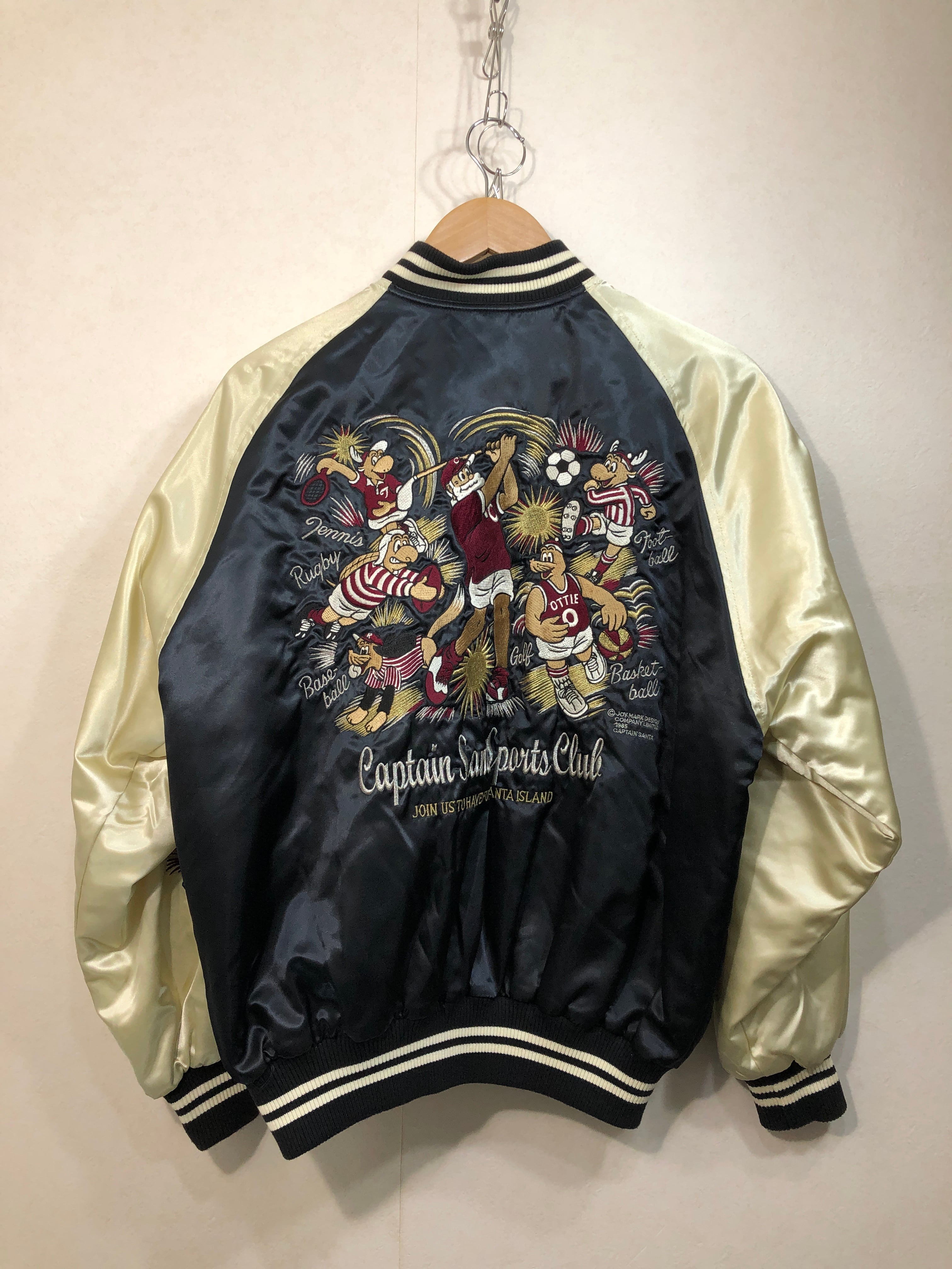 322101● Captain Santa 刺繍 スカジャン M ジャケット 322101○ Captain Santa 刺繍 スカジャン M ジャケット