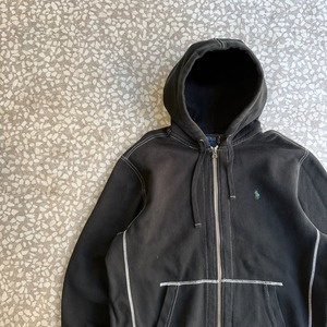 Polo by Ralph Lauren / 90’s stitch zip hoodie size XL
