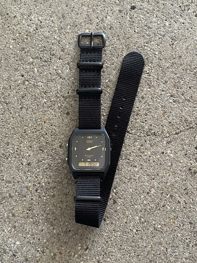CASIO Overseas Model / Digiana Square NATO Strap