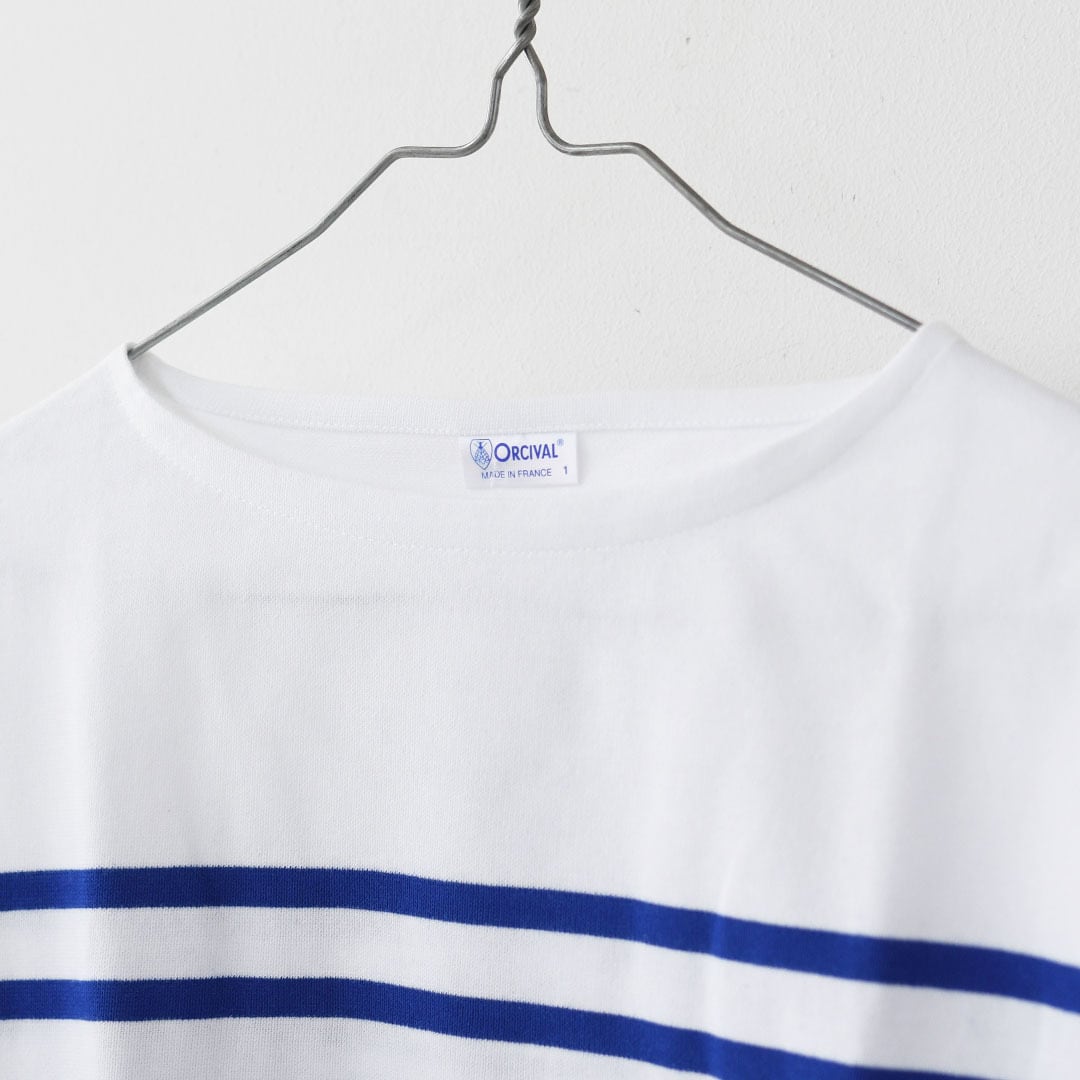 ORCIVAL [オーチバル・オーシバル] Rachel Boat Neck Wide Sailor T