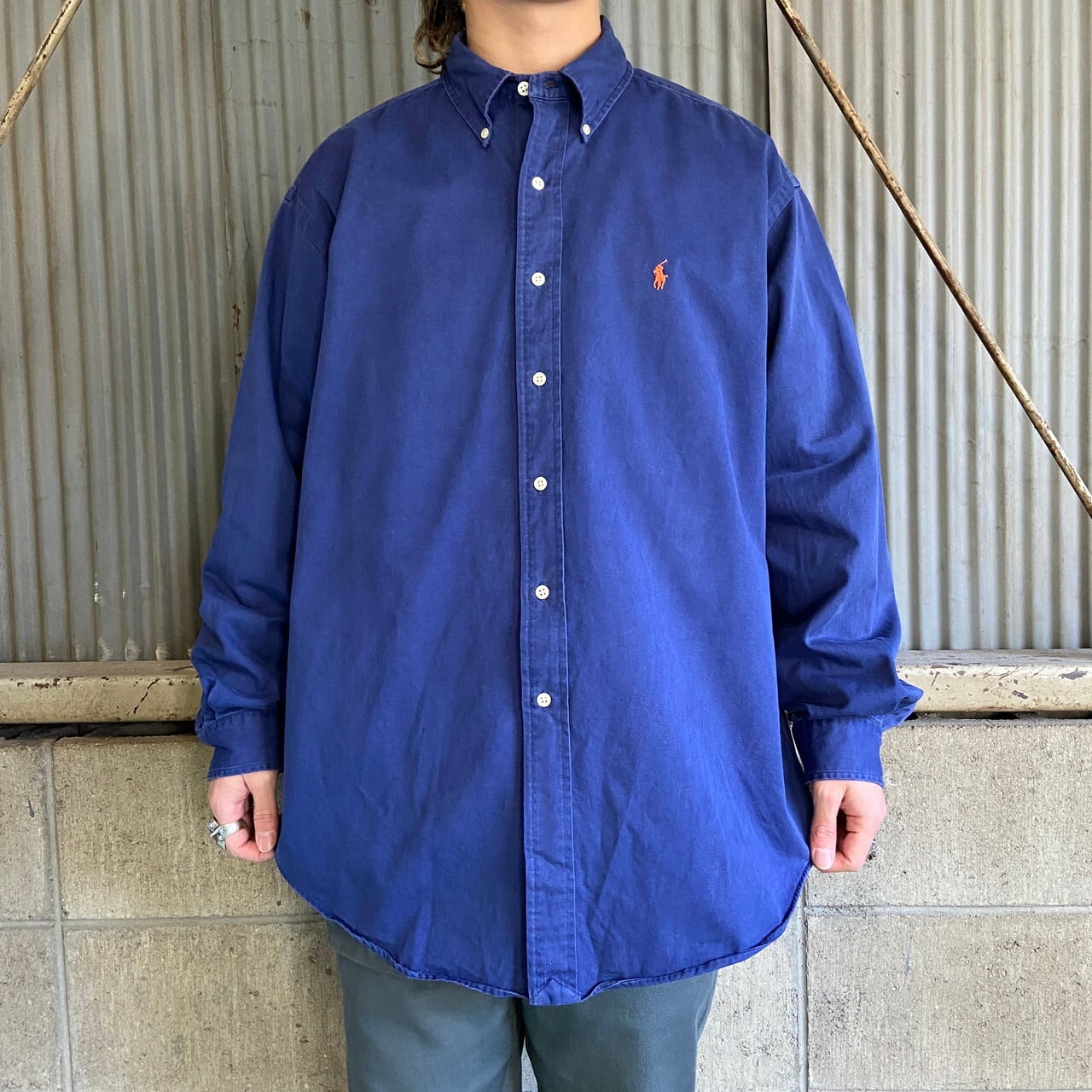 Ralph Lauren ラルフローレン BLAKE 長袖 コットンツイル ボタンダウン