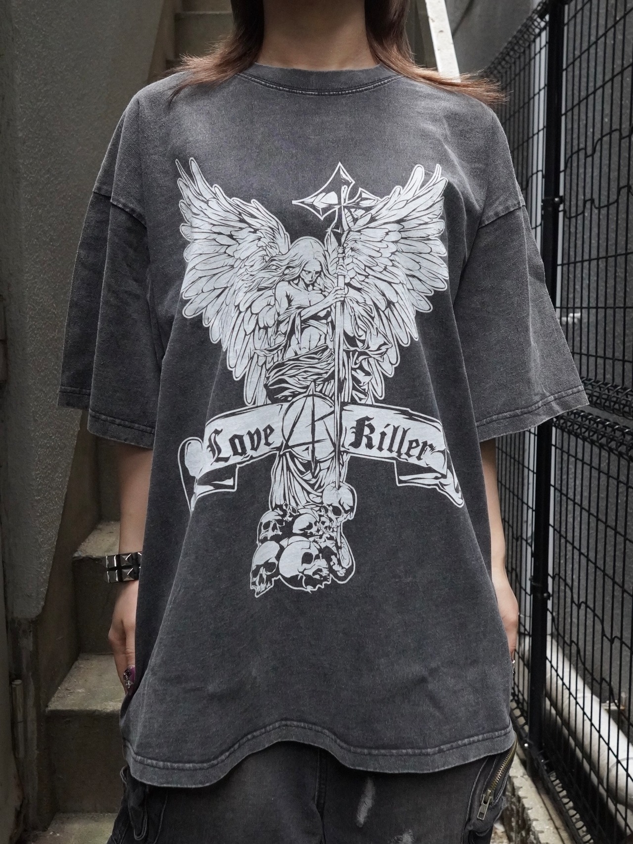 【LOVE KILLER】Goddess Graphic logo T-shirt