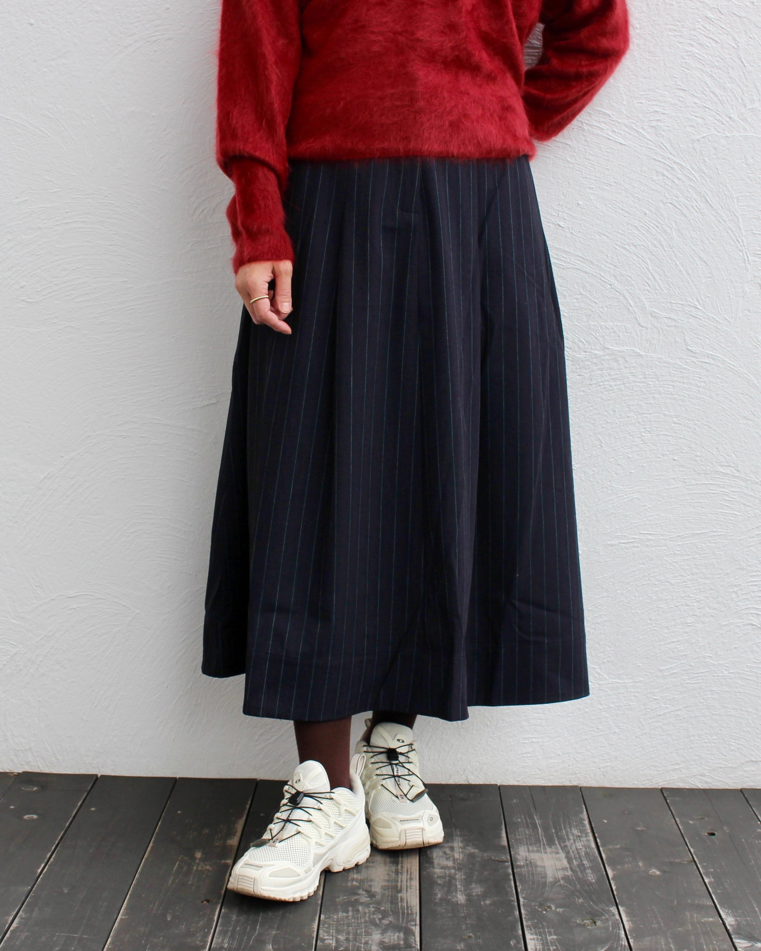 BAUM UND PFERDGARTEN/stripe skirt