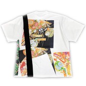 【tshirts134】XL size KIMONO T-SHIRTS white