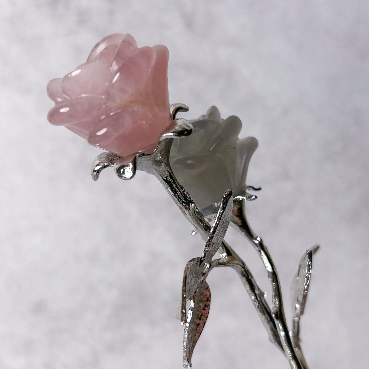 バラ フローライト・ローズクォーツ * Fluorit, Rose Quartz * 天然石