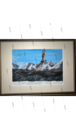 雪山を駆ける犬鷲 風景画 The Mountain Hawk-Eagle of the Snowy Heights