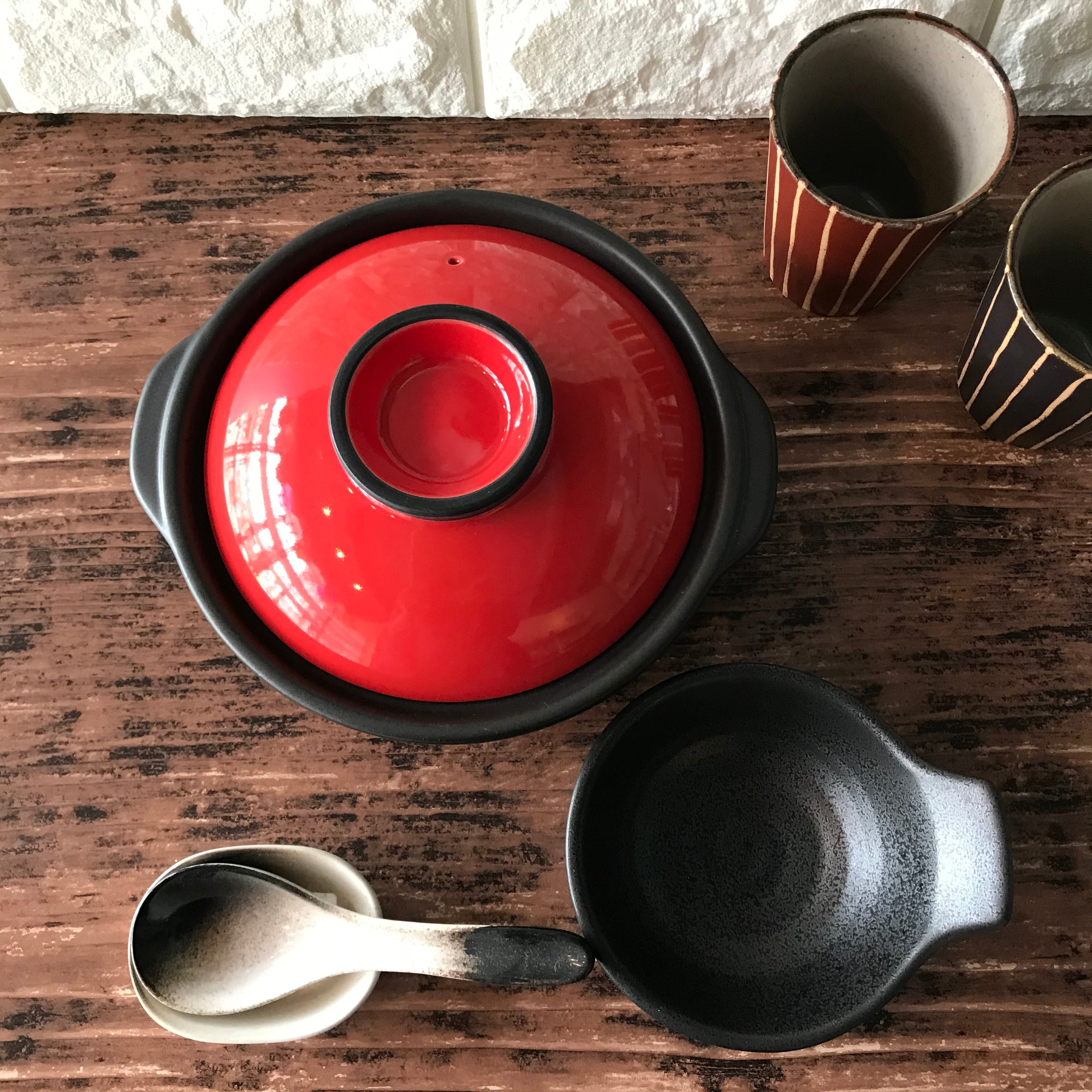 土鍋 Ih対応 六号 3色 宴 おしゃれ食器 食器のほっこり屋 土鍋 Ih対応 六号 3色 宴 おしゃれ食器 食器のほっこり屋