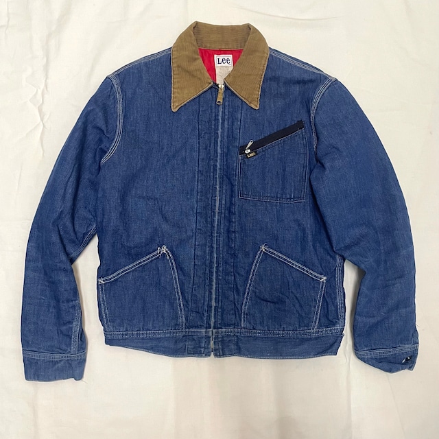 1970's LEE 91-B DENIM WORK QUILTING LINER JACKET