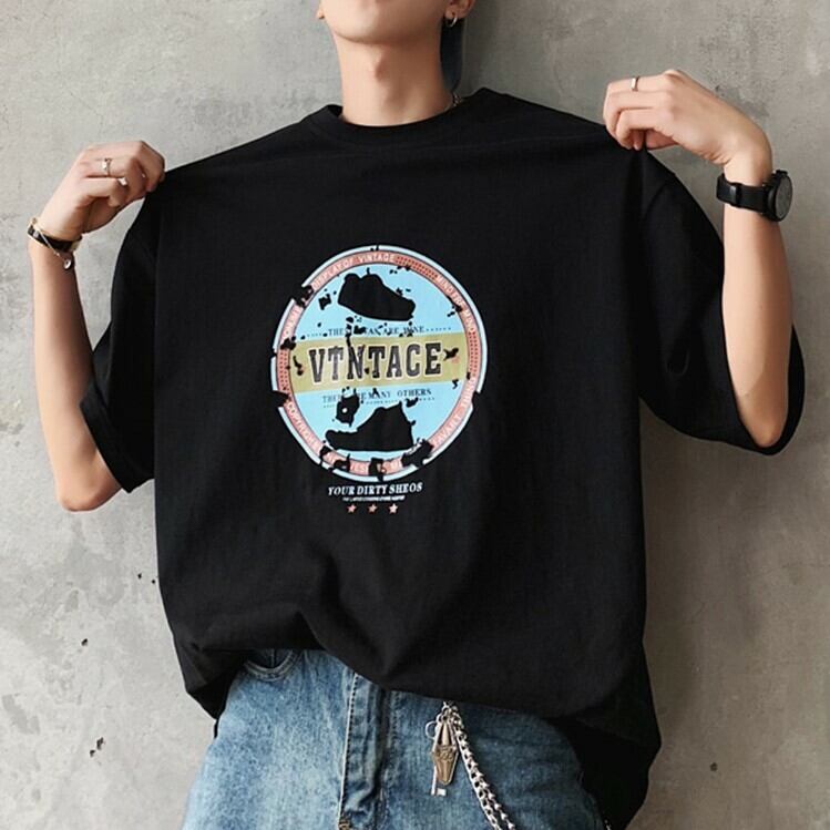 全3色 Tシャツ カットソー プリント カジュアル シンプル