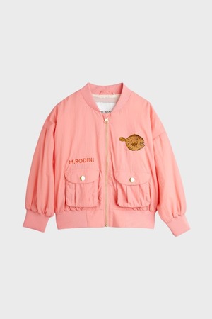 〈 Mini Rodini 25SS 〉 Flundra nylon baseball jacket "ジャケット"