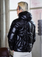 Premium Shine Hooded Down Jacket