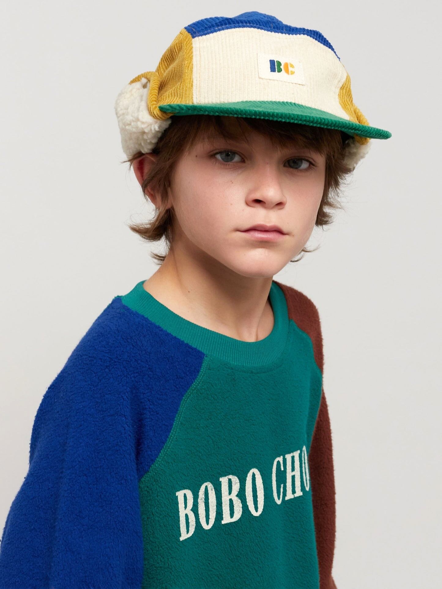 即納» BOBO CHOSES Corduroy Color Block cap | capucapu